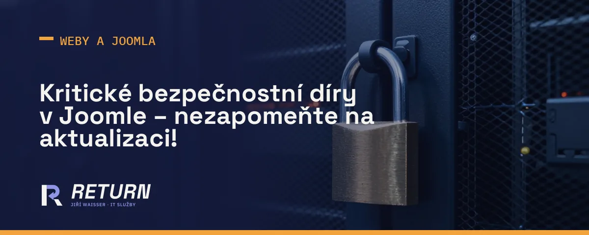 Důležitá bezpečnostní aktualizace pro weby na Joomle