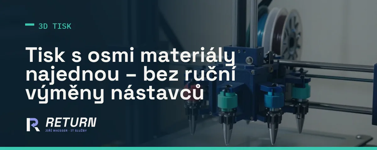 Prusa INDX: 8 tiskových hlav a téměř žádný odpad