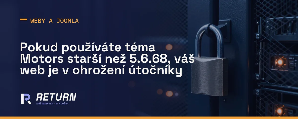 Zranitelné téma Motors ohrožuje 22 000 webů – jak se bránit útoku
